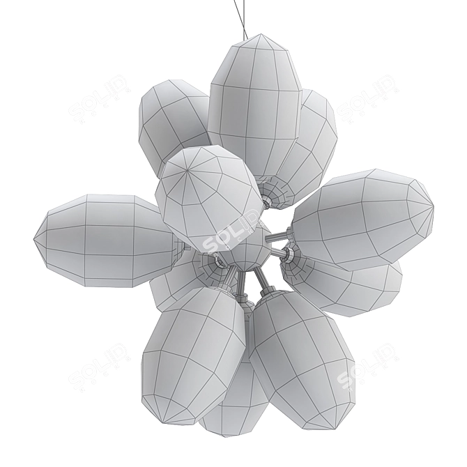 Esile SL433 Pendant LED Chandelier 3D model image 2