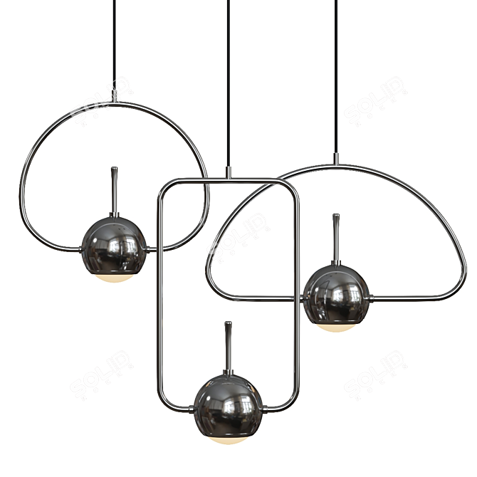 Sleek Design-Lamp: NUANCE 3D model image 2