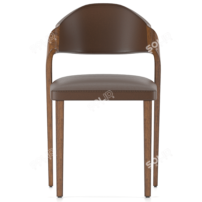 Voglauer Spin Chair: Sleek and Stylish Seating Solution 3D model image 2