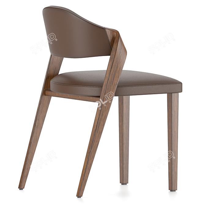 Voglauer Spin Chair: Sleek and Stylish Seating Solution 3D model image 3