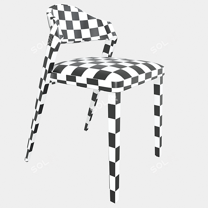 Voglauer Spin Chair: Sleek and Stylish Seating Solution 3D model image 4