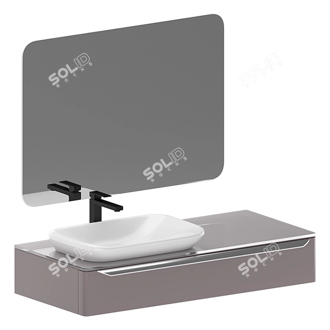 Elevate Your Bathroom: Geberit myDay Set 3D model image 2