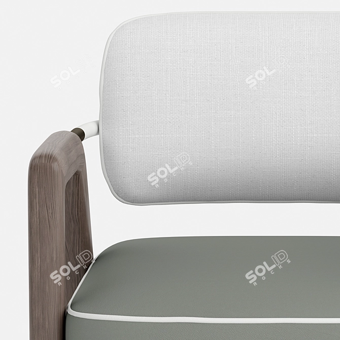 Giorgetti Elsa Chair: Sleek, Stylish, and Comfortable 3D model image 9