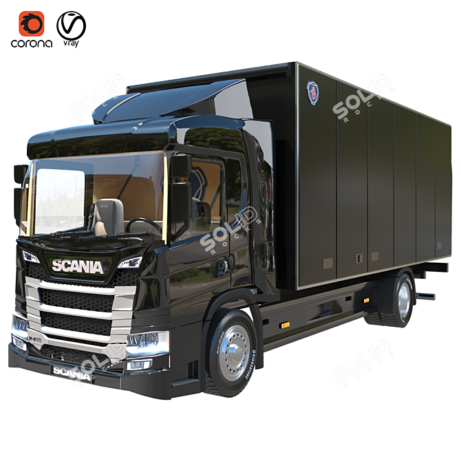 Scania P140 Series 2015 3D model image 1