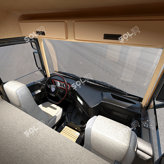Scania P140 Series 2015 3D model image 2