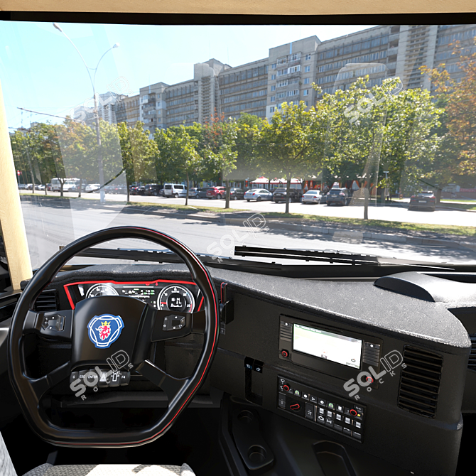 Scania P140 Series 2015 3D model image 4