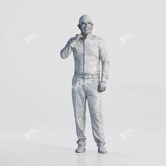 High-Quality 3D Character Model 3D model image 3