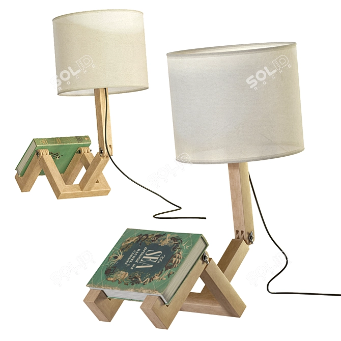 Adjustable Oscar Table Lamp 3D model image 7