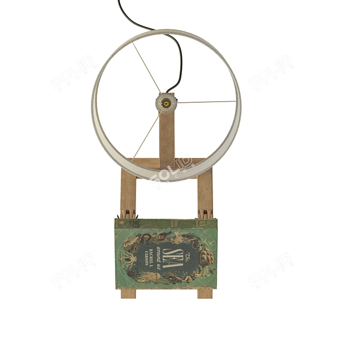Adjustable Oscar Table Lamp 3D model image 10