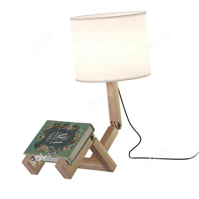 Adjustable Oscar Table Lamp 3D model image 11