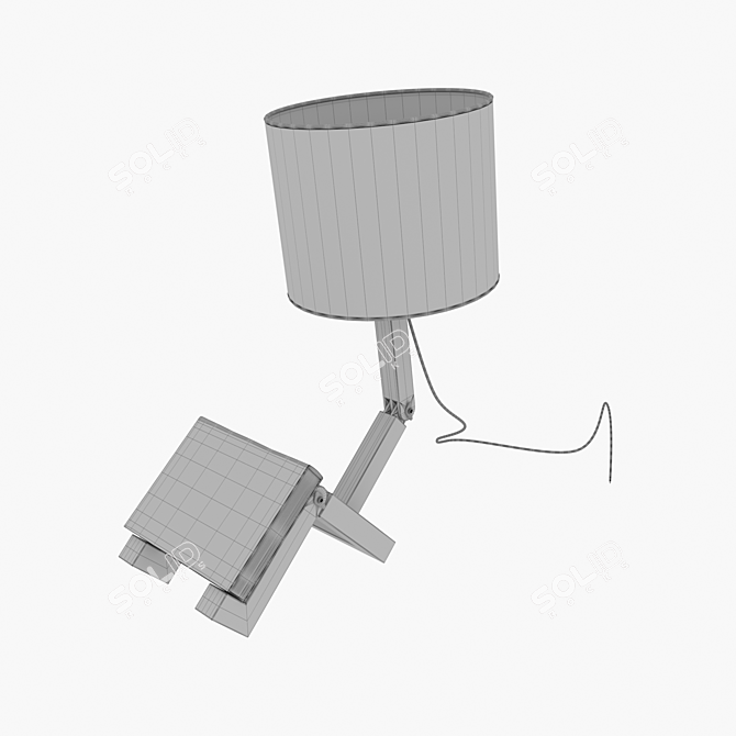 Adjustable Oscar Table Lamp 3D model image 13