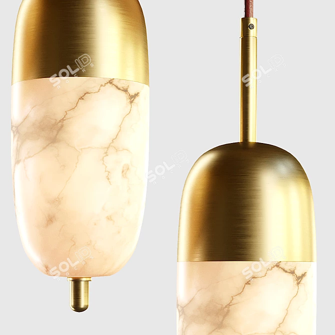 Silia Pendant Lamp: Elegant Lighting Solution 3D model image 2