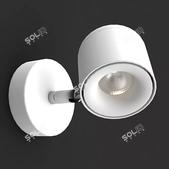 Title: Minimal Glow Wall Light 3D model image 2