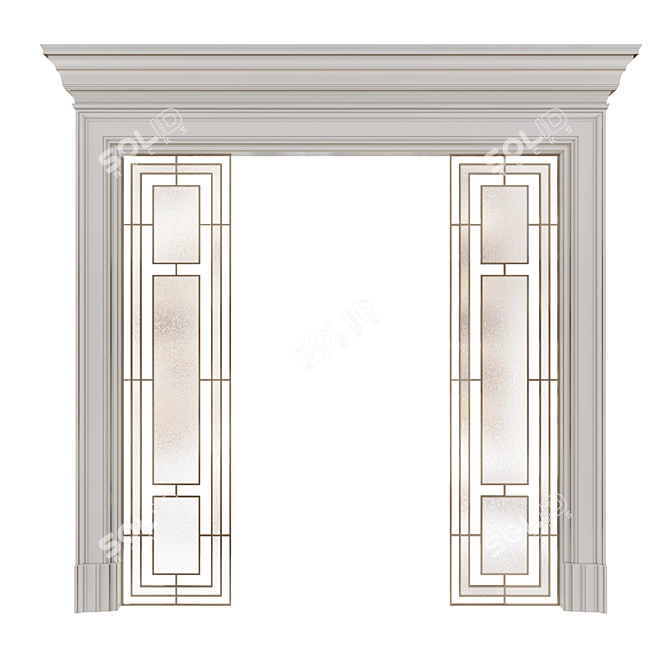 Ultimate Door Portal - 3D Model with Textures 3D model image 1