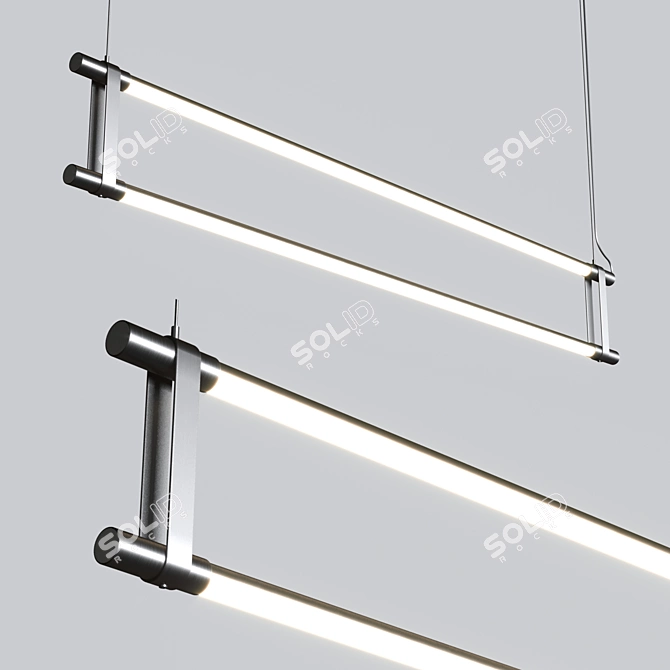 Sleek Multiples Dyad Suspension 3D model image 5