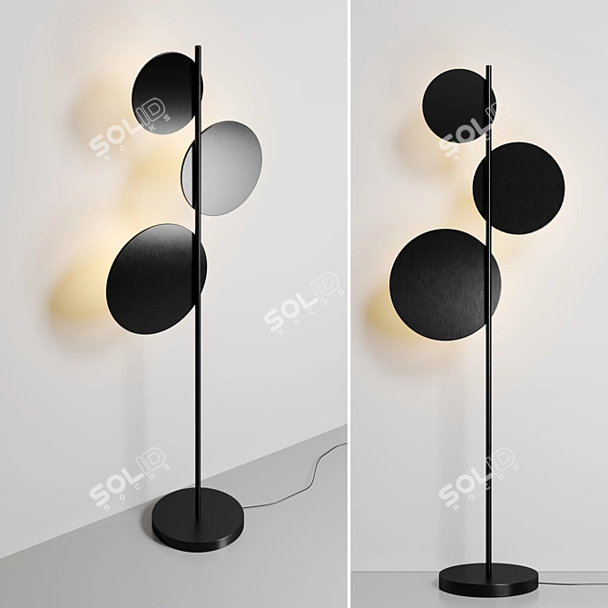 Ambiente Table Light: Sleek and Stylish Illumination 3D model image 1