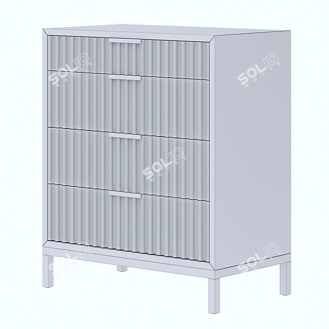 Elegant Ferndale Chest of Drawers 3D model image 4