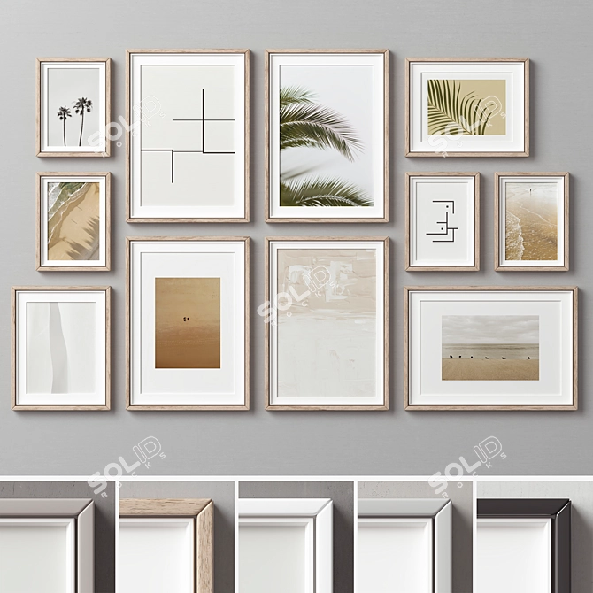 Modern Frames Collection - 11 Styles 3D model image 1
