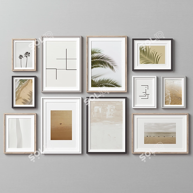 Modern Frames Collection - 11 Styles 3D model image 6