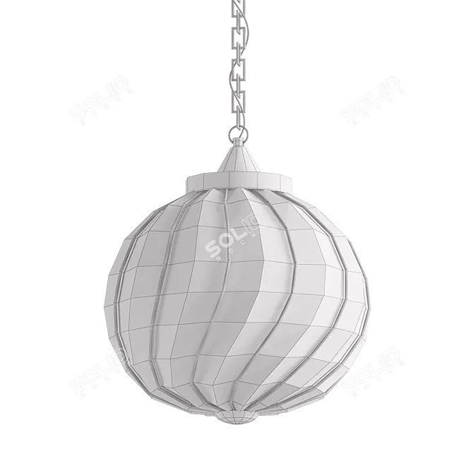 Elegant Romano Chandelier 3D model image 2