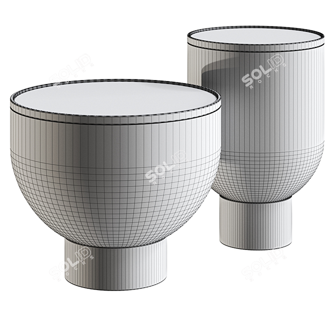 Sleek Mastea Miniforms Table: Modern Design 3D model image 4