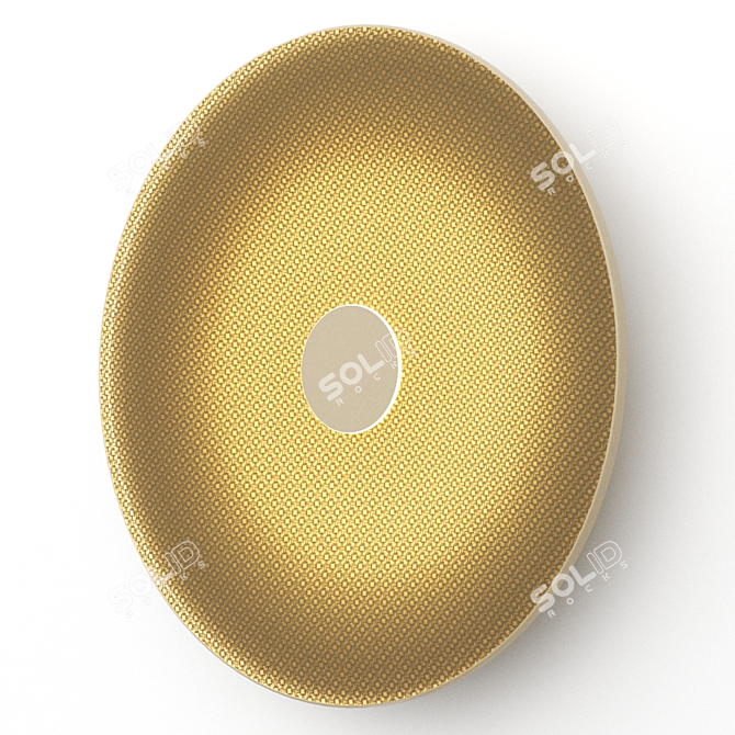 Modern SPIN BO Wall Lamp 3D model image 1