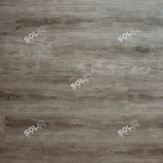 Oak Bedrock Flooring: Premium Quality, Versatile Design 3D model image 3