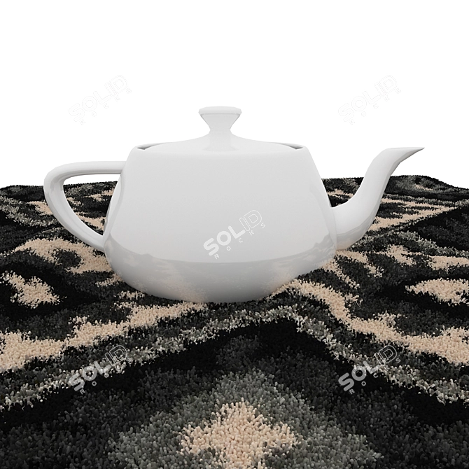 Round Rugs Set: 6 Unique Designs 3D model image 5