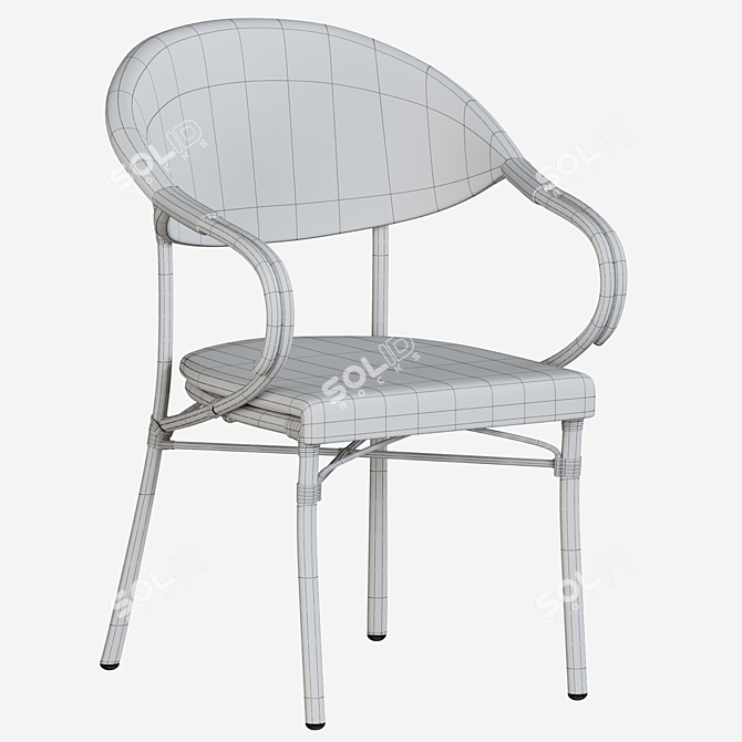 Starbucks Coffee Chair  Stylish and Functional Seating 3D model image 5