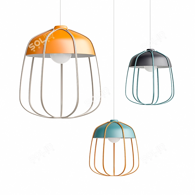 Sleek Tull Lamp by Tommaso 3D model image 1