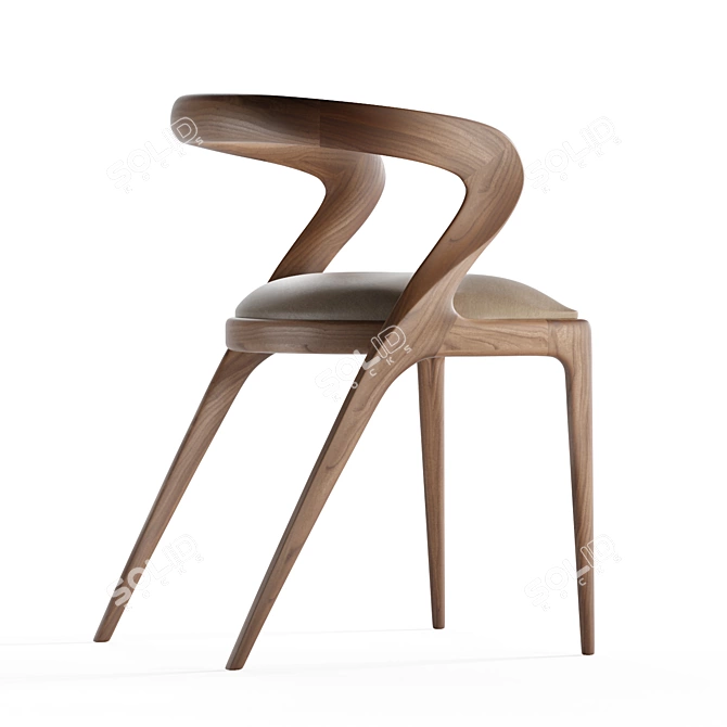 Agrippa SALMA Chair: Elegant and Functional 3D model image 2