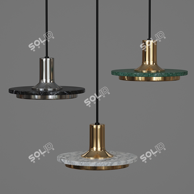 Elegant Message Lamp: PIRITA 3D model image 2