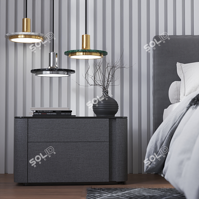 Elegant Message Lamp: PIRITA 3D model image 3