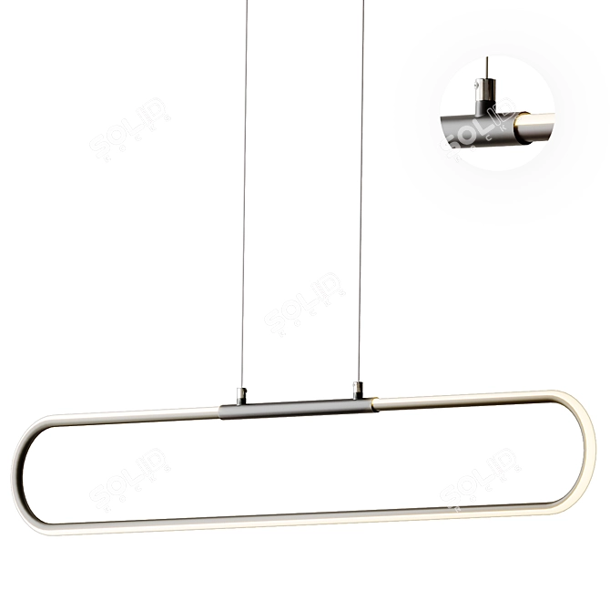 Forsan LED Geometric Pendant 3D model image 1