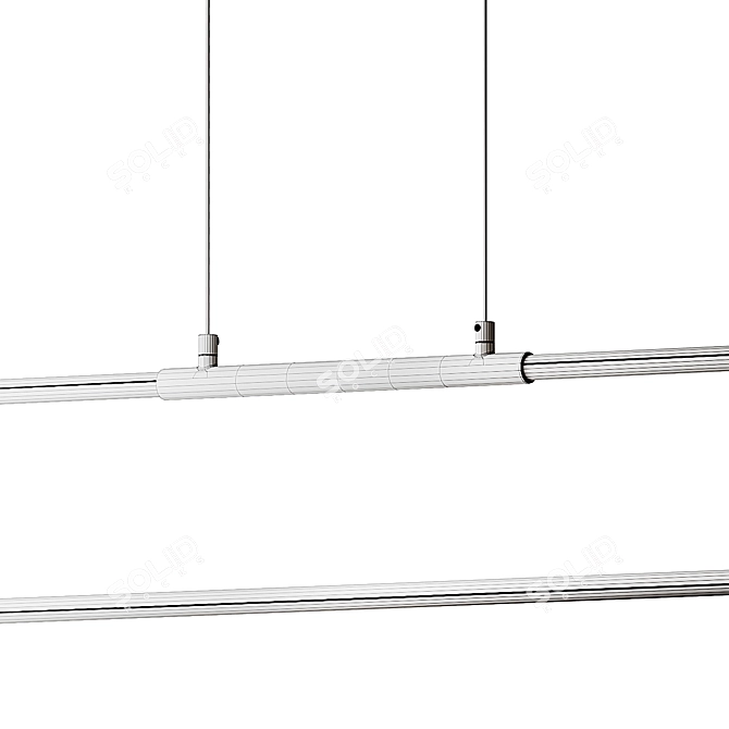 Forsan LED Geometric Pendant 3D model image 3