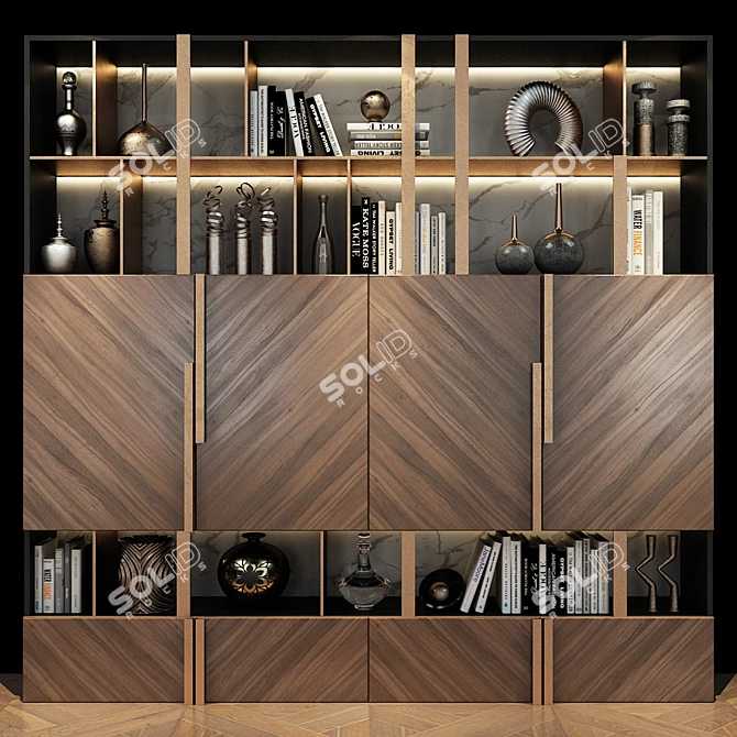 Modern Cabinet Furniture | 0418 3D model image 1