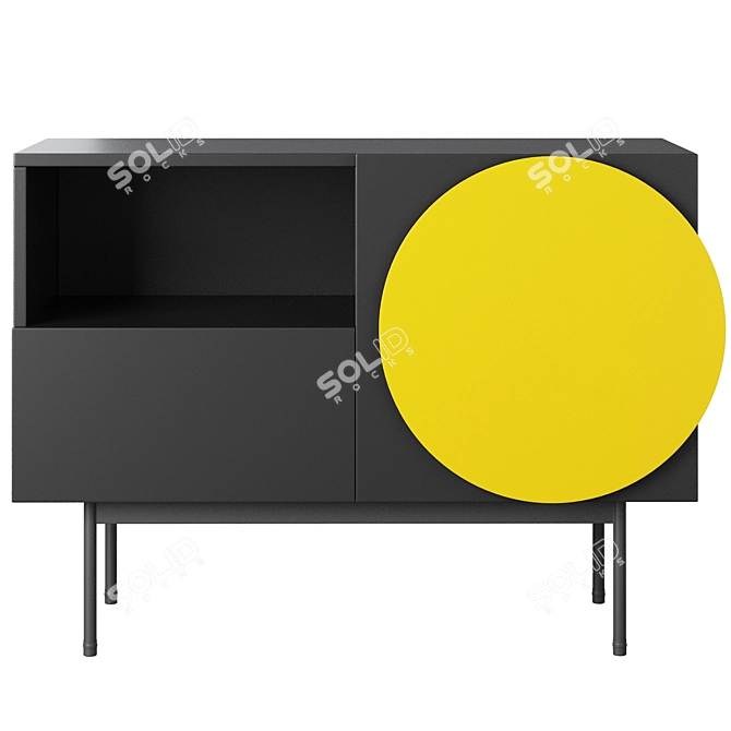 Farda Chest of Drawers: Stylish and Functional 3D model image 3