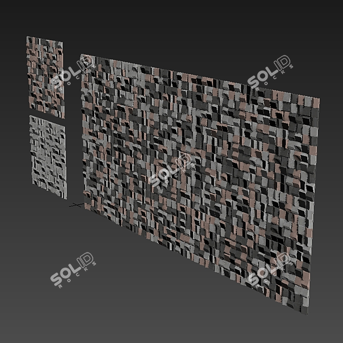 Sleek Mutina Bathroom Tile 3D model image 6