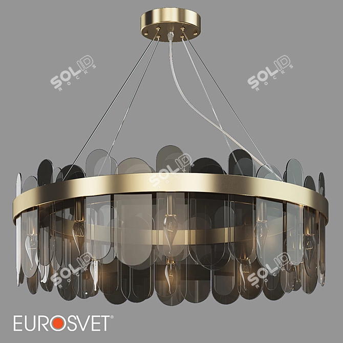 Conte Pendant Chandelier - Bogates Collection 3D model image 1