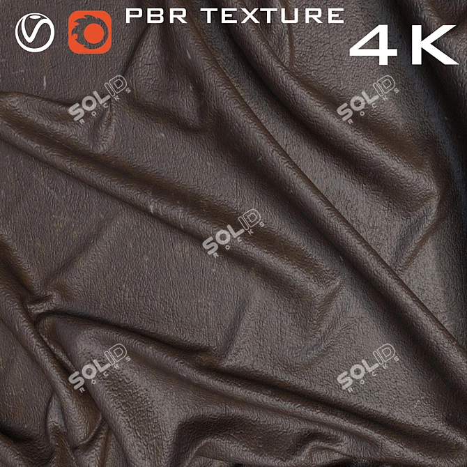 Premium Leather Textures Pack 3D model image 3