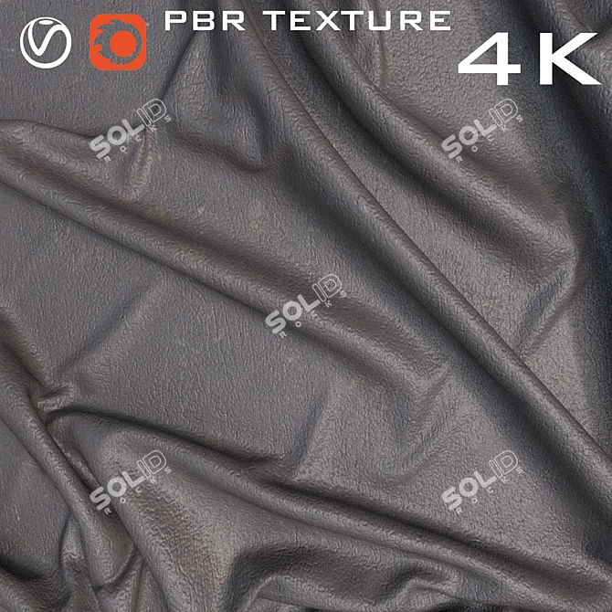 Premium Leather Textures Pack 3D model image 4