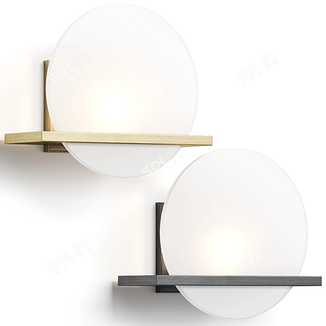 Sophisticated Savion Sconce: Lulu & Georgia Arteriors 3D model image 1