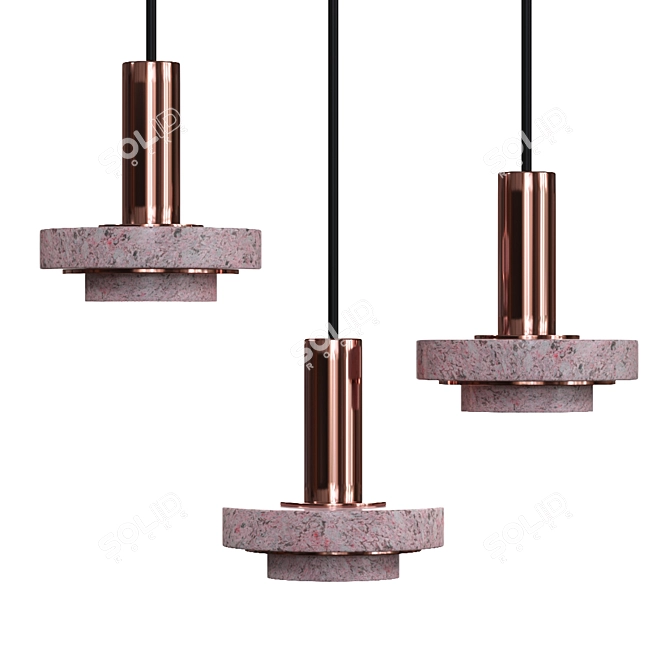 Elegant Design Lamp: TROY 3D model image 1