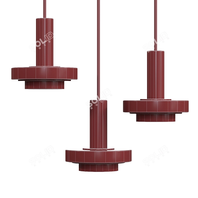 Elegant Design Lamp: TROY 3D model image 3