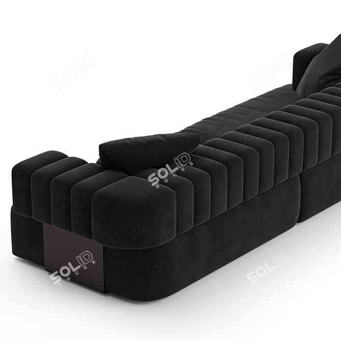 Luxurious Fendi Truman Sofa 3D model image 2