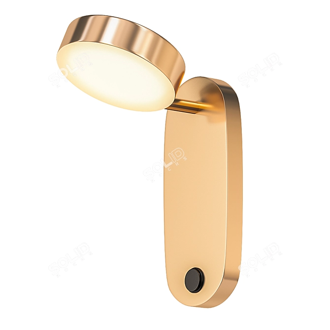 Sleek Design Lamp - KAPPA B 3D model image 1