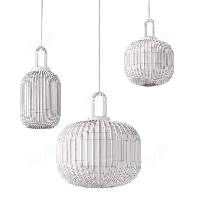 Title: Modern Design Frist Lamp 3D model image 2