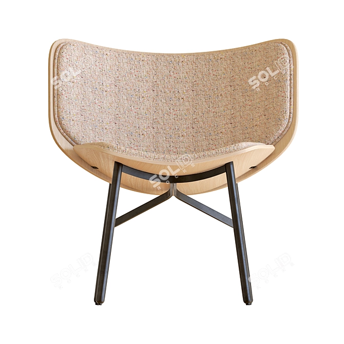 Stylish Hay Dapper Lounge Chairs 3D model image 3