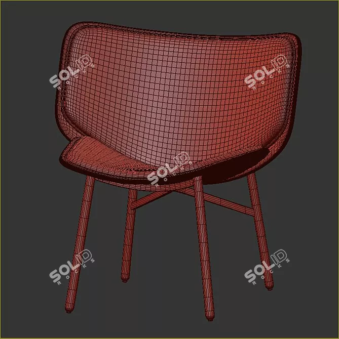 Stylish Hay Dapper Lounge Chairs 3D model image 7