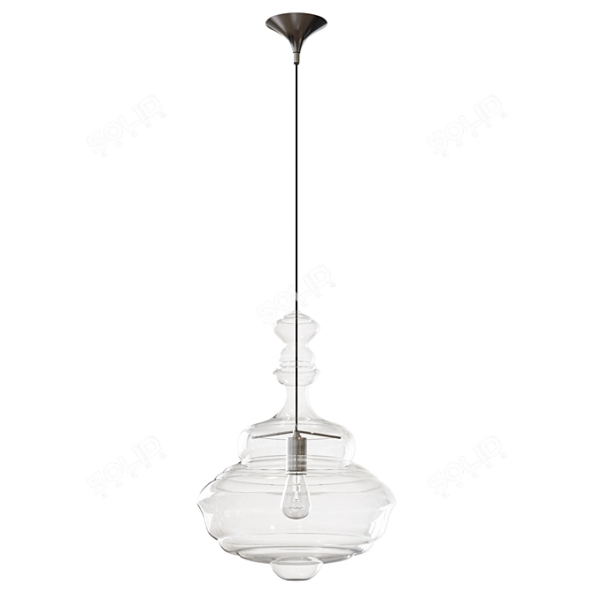 Elegance in Light: Bolshoi Pendant 3D model image 1